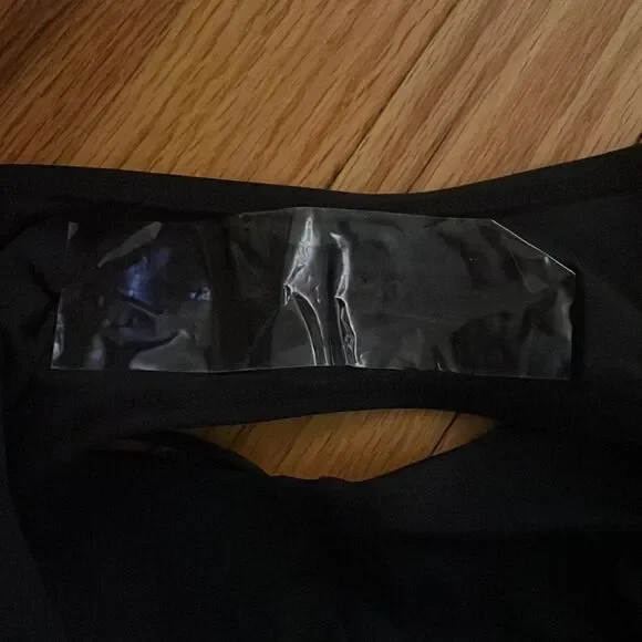 Andie The Cheeky Amalfi One Piece‎ Swimsuit Black size Medium NWT